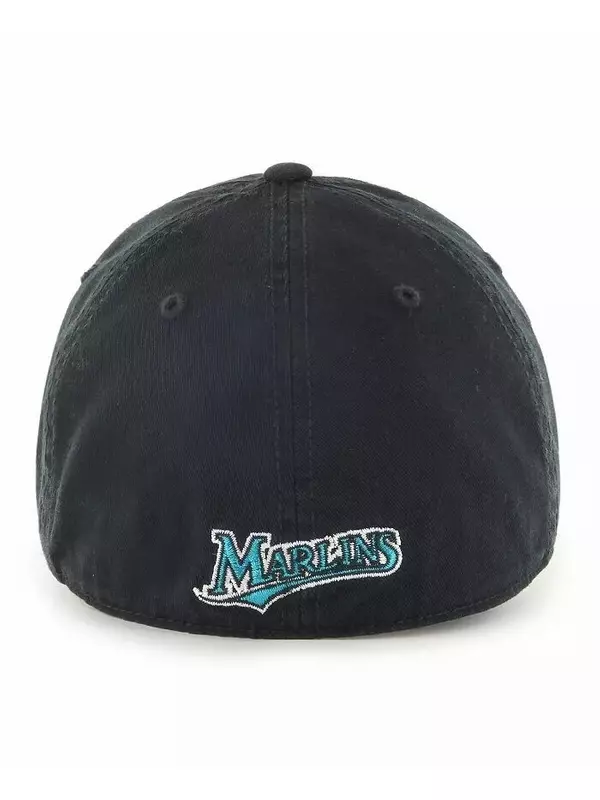 Черная мужская приталенная шляпа Florida Marlins Cooperstown Collection Franchise '47 Brand, черный