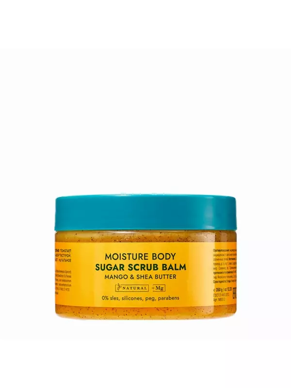 305 Miami SPA Бальзам-скраб сахарный для тела / MOISTURE BODY SUGAR SCRUB BALM MANGO & SHEA BUTTER 350 мл