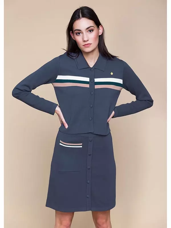 Мини-юбка 4funkyflavours Rock Avant-Aprés Mars, темно-синий