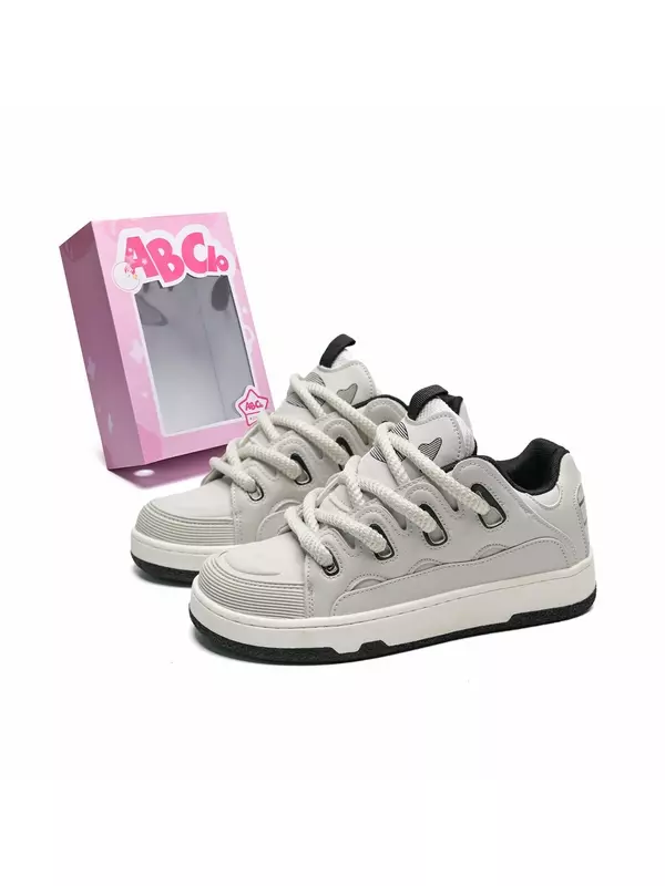 Кеды, обувь для скейтборда унисекс с низким верхом Abcio, цвет Gray Black