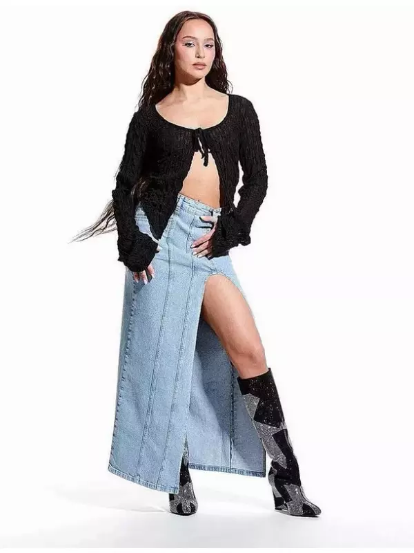 Блуза sry dad. co-created by ABOUT YOU CARO, черный