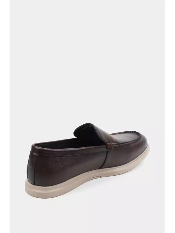 Мокасины кожаные Abricot