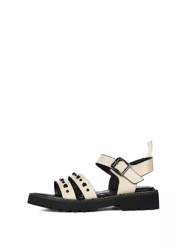 Сандалии кожаные с декором Abricot