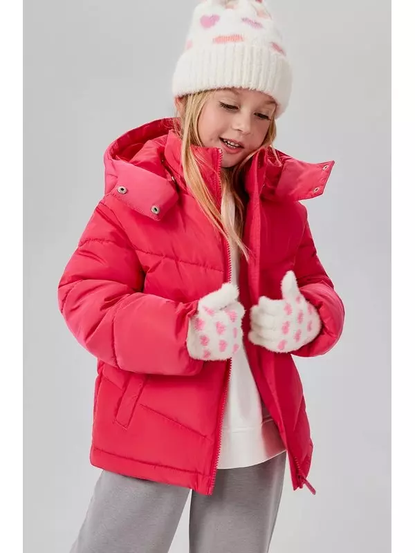 Перчатки вязаные с принтом ACOOLA