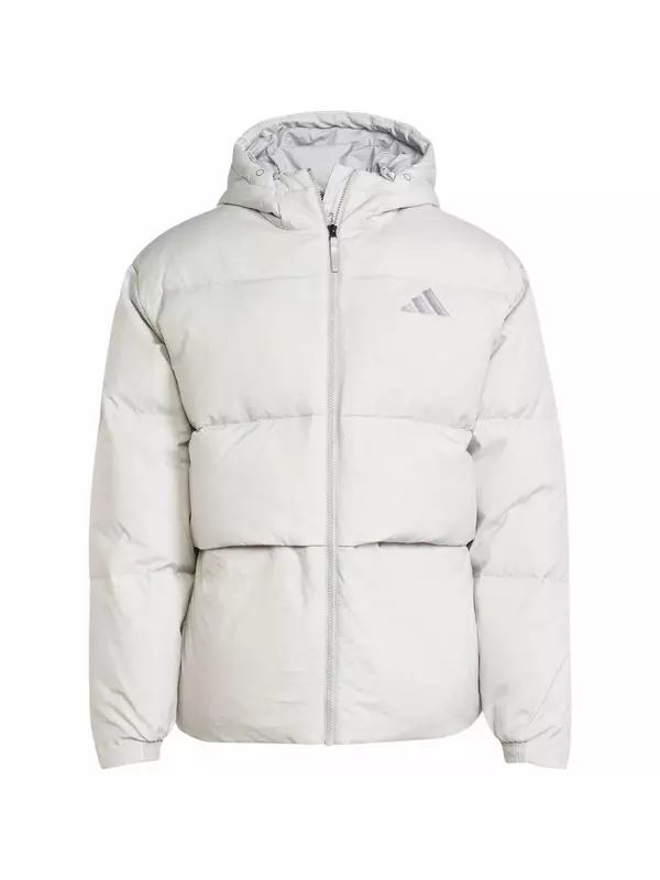 Стеганая куртка мужская светло-серый Adidas