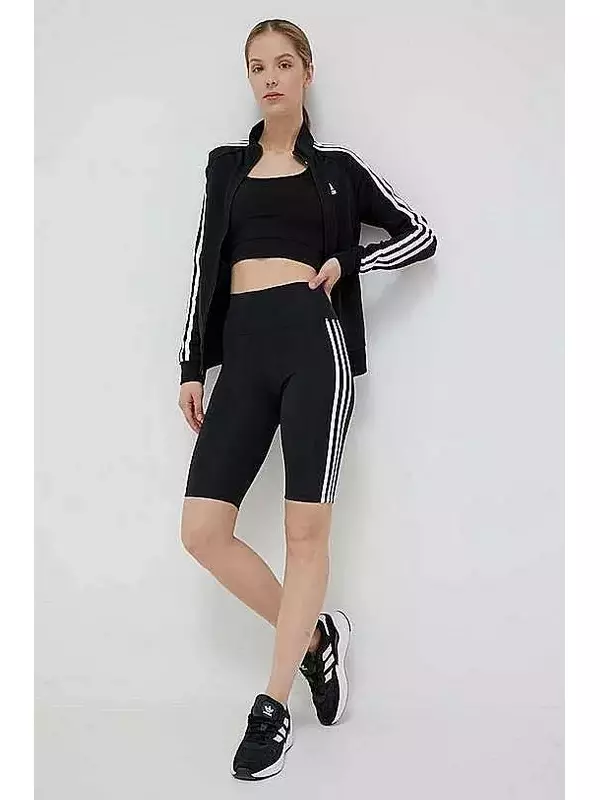 Короткие тайтсы с высокой талией Adicolor Classics adidas Originals, черный