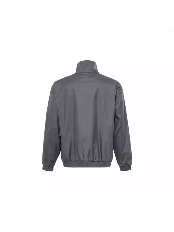 Adidas Originals Куртка ветровка серии Clover ветронепроницаемая и дышащая унисекс, Dark Gray