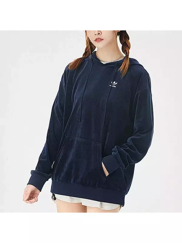 Свитшот Trefoil женский темно-синий Adidas Originals