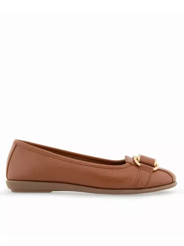 Женские балетки Bentley Buckle Aerosoles, коричневый/бежевый