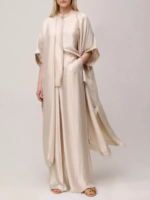 Накидка из вискозы и шелка