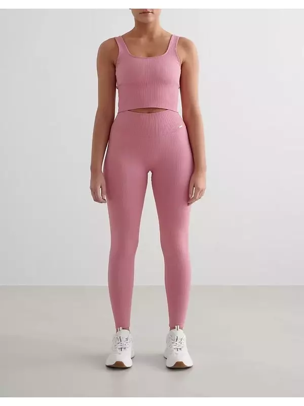 Колготки Aim'n Desert rose в рубчик бесшовные для миниатюрных, пыльно-розового цвета