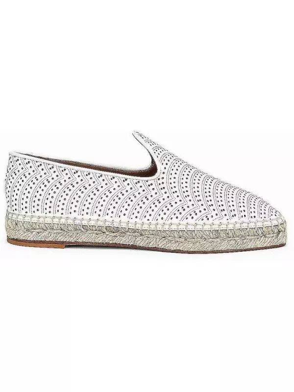 Эспадрильи Alaïa Flat, цвет Blanc Casse