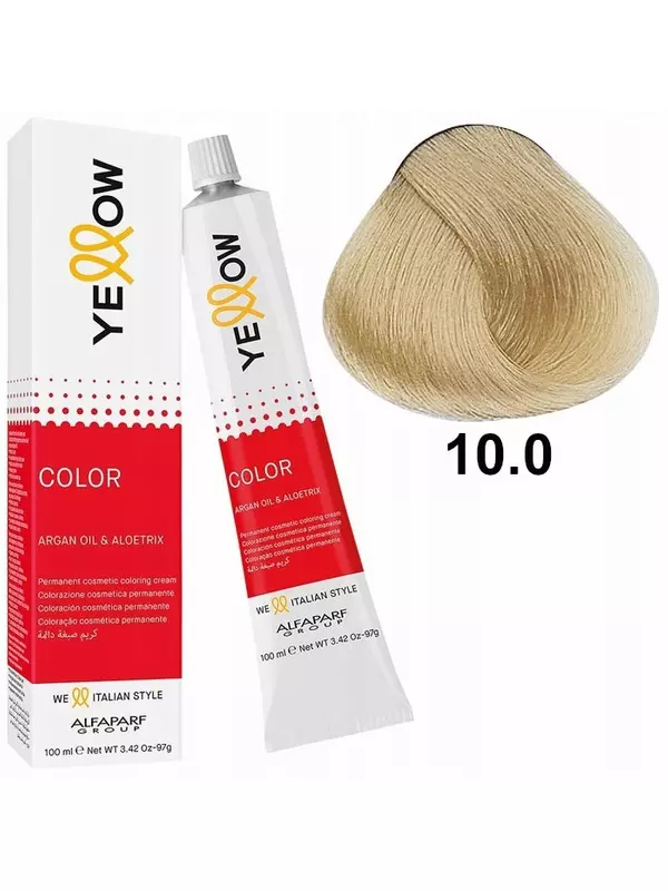 Краска Alfaparf YELLOW Color Permanent 10.0 100 мл
