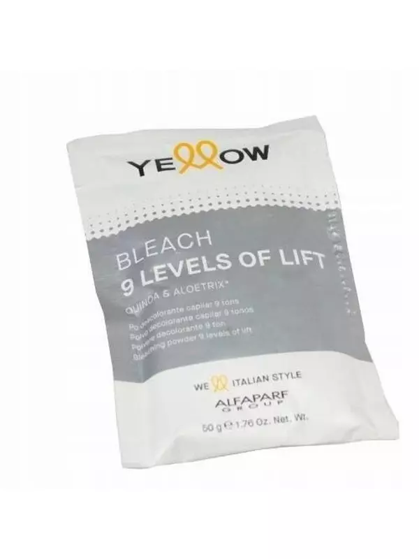 Осветляющая пудра до 9 тонов - Саше, 50г Yellow Beaching, Brightener, Alfaparf