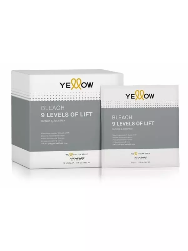 Осветляющая пудра до 9 тонов - Саше, 50г Yellow Beaching, Brightener, Alfaparf