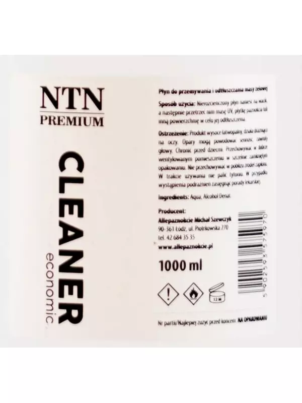 Очиститель, обезжириватель, 1000 мл AllePaznokcie