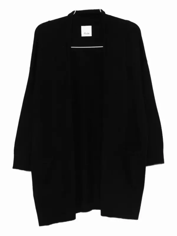 Кардиган с открытым передом ALLUDE, черный
