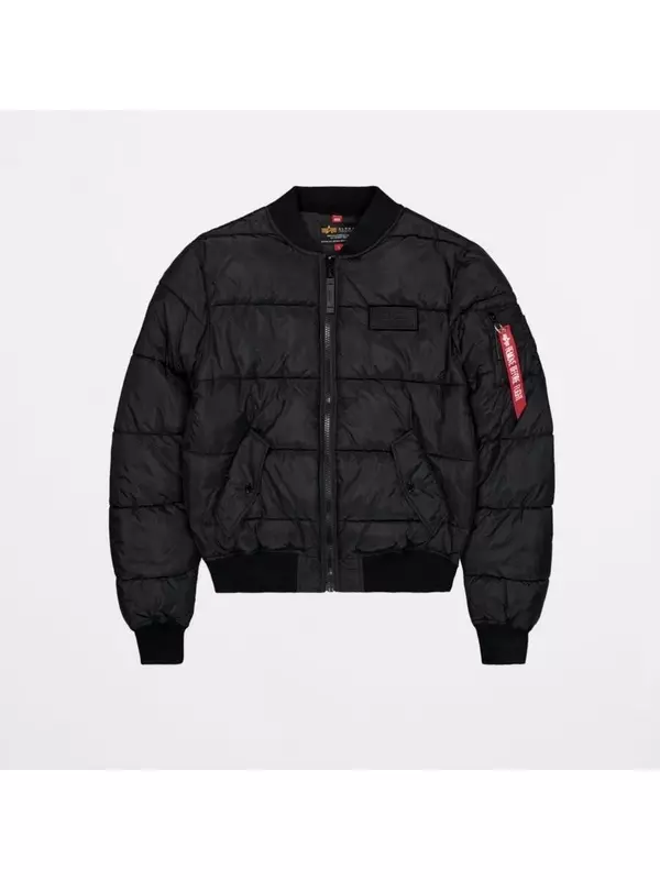 Куртка Alpha Industries Модель Ma-1 Puffer Bomber Цвет Черный