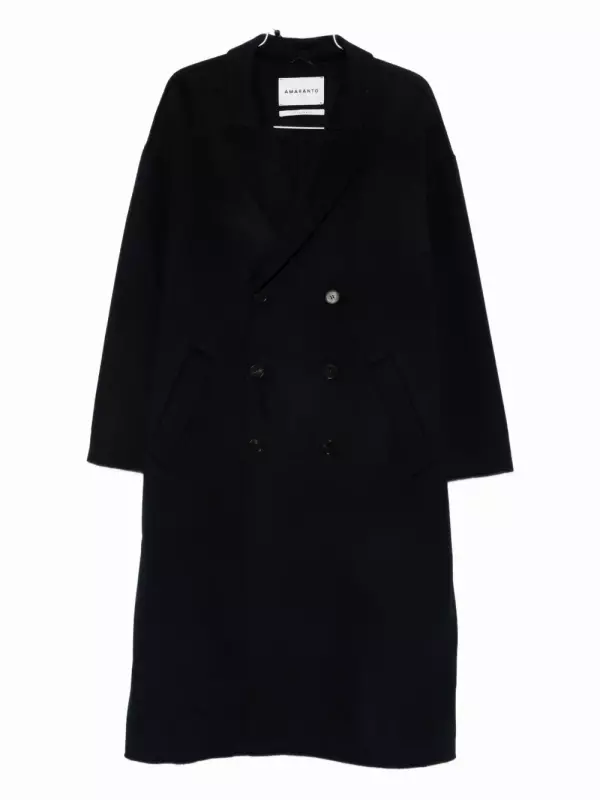 Двубортное пальто Amaranto, синий