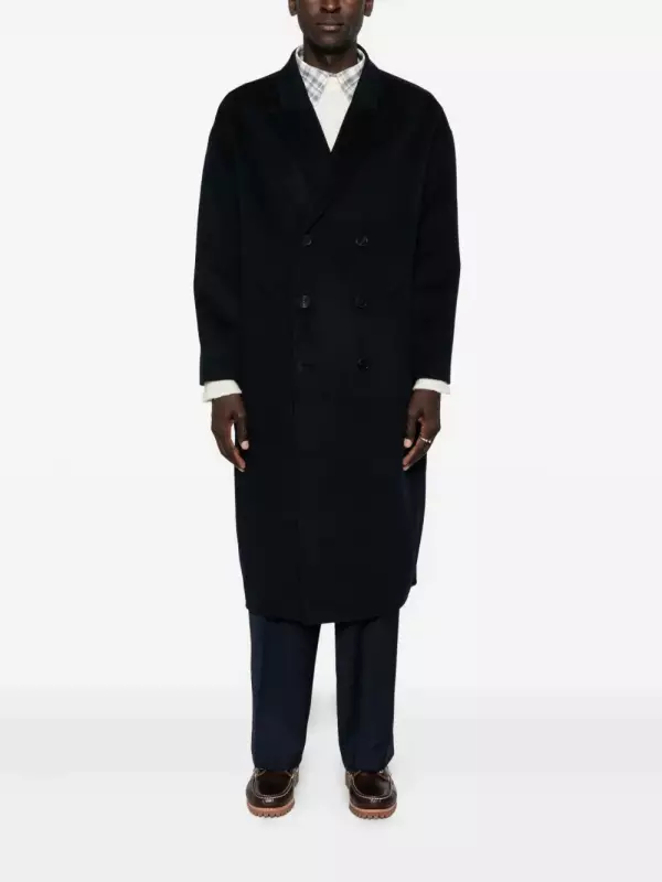 Двубортное пальто Amaranto, синий