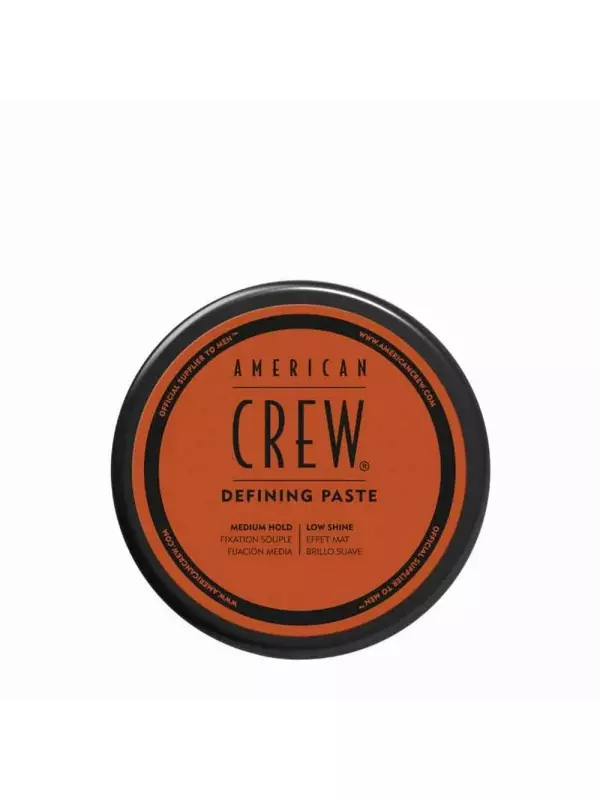 AMERICAN CREW Паста со средней фиксацией и низким уровнем блеска для укладки волос, для мужчин / Defining Paste 85 гр