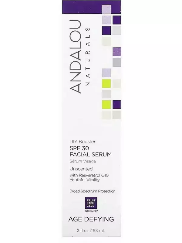 Сыворотка для лица Andalou Naturals SPF 30 против старения, 58 мл