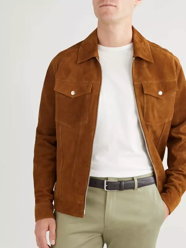 Кожаный ремень 3 см ANDERSON'S, коричневый