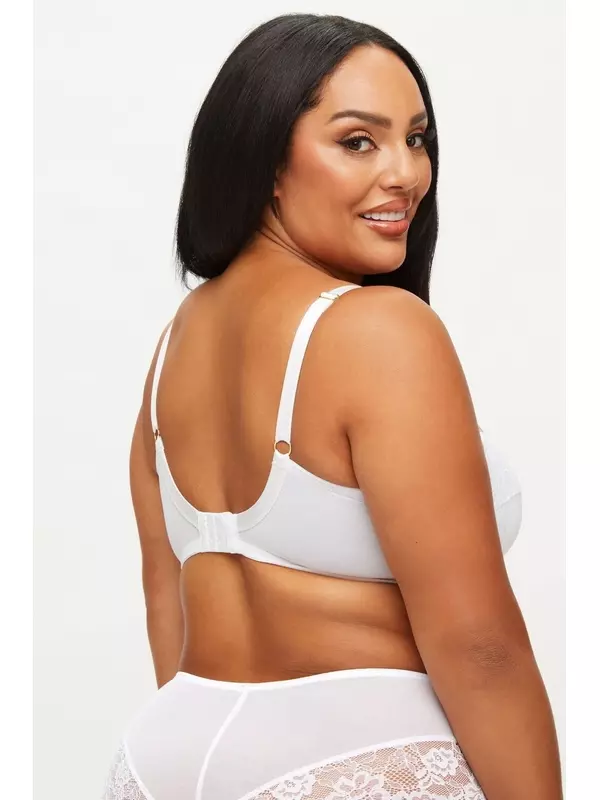 Сексуальный бюстгальтер-балкон из кружева Planet Ann Summers, белый