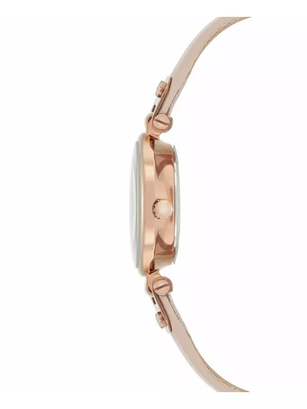 Женские часы с румяным кожаным ремешком, 26 мм 10-9442 RGLP Anne Klein