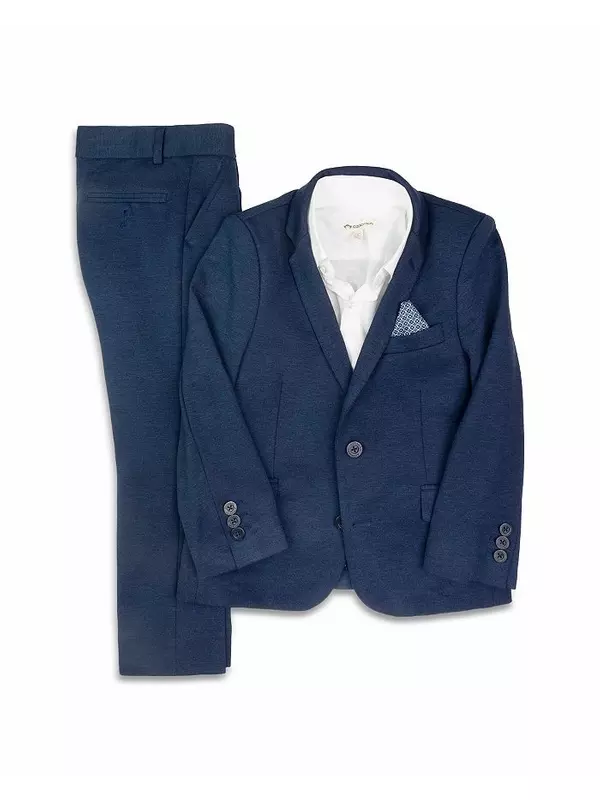 Костюм-двойка для мальчиков Stretchy Mod - Little Kid, Big Kid Appaman, синий