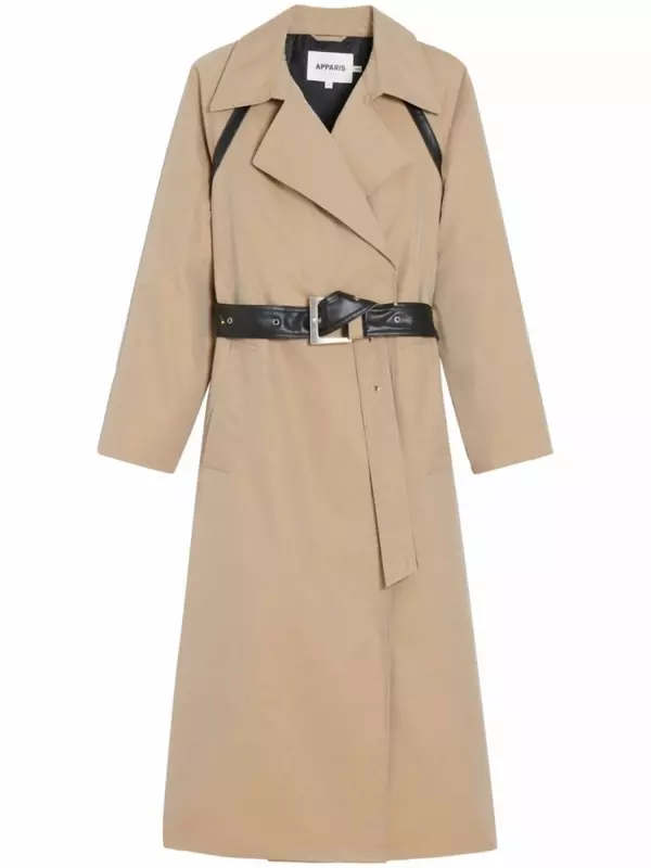 Apparis тренч Marge, серый