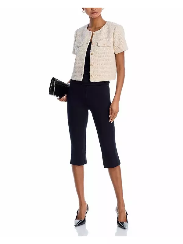 Вязаный жакет AQUA, коричневый/бежевый