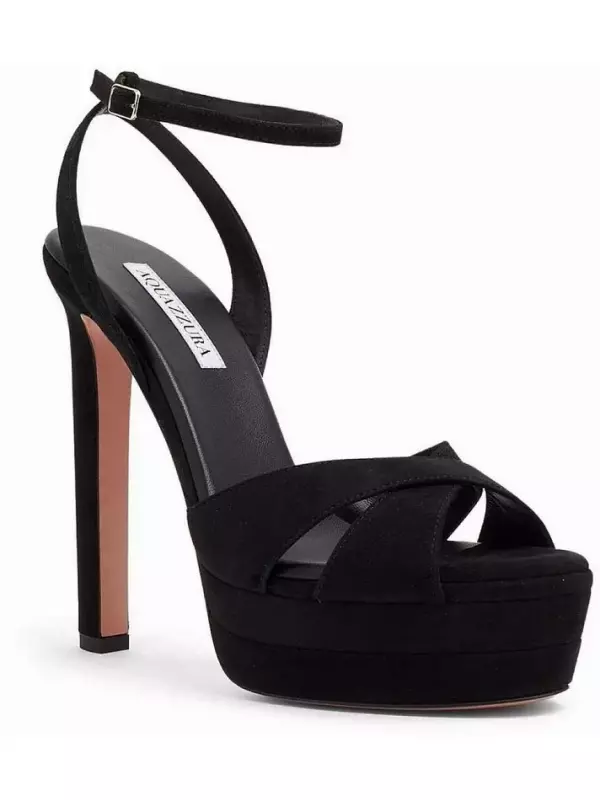 Aquazzura босоножки на платформе, черный