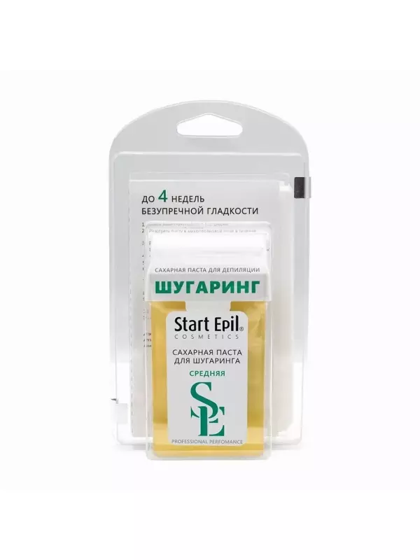 ARAVIA Professional Набор для шугаринга (сахарная паста в картридже Средняя 100 г + бумажные полоски для депиляции)