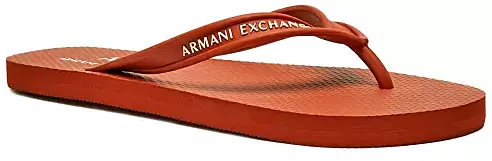 Шлепки Armani Exchange, оранжевый