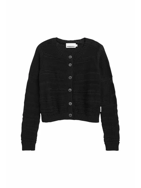 Вязаный кардиган ARMEDANGELS, черный