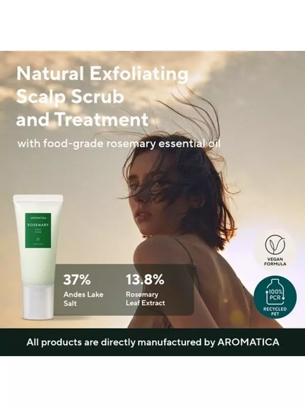 AROMATICA Скраб для кожи головы с розмарином 5,82 унции 165 г
