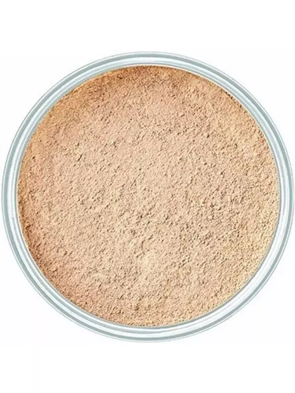 Минеральная пудра Защитная рассыпчатая пудра в компактной форме для гладкого, мягкого матового покрытия 15G - Светло-бежевый, Artdeco