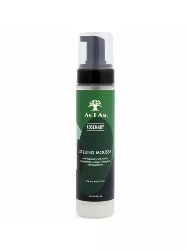 Мусс для укладки волос с маслом розмарина, 8 унций As I Am
