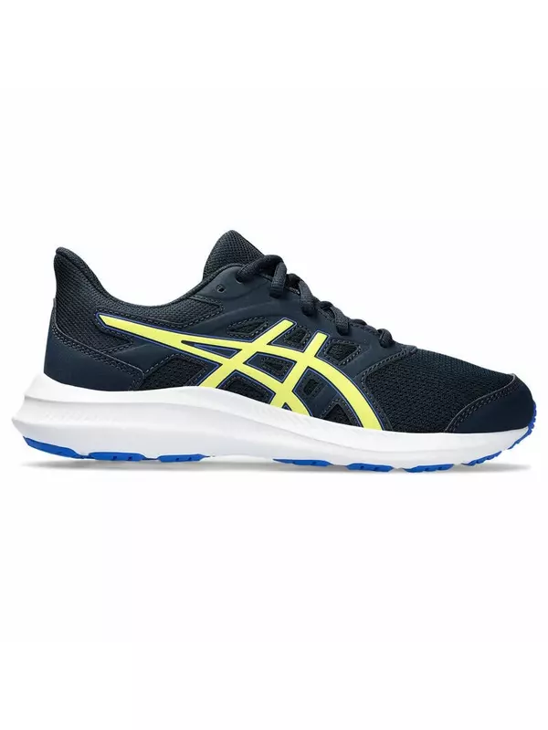 Детские кроссовки — ASICS Jolt 4 GS — FrenchBlue/GlowYellow, цвет azul