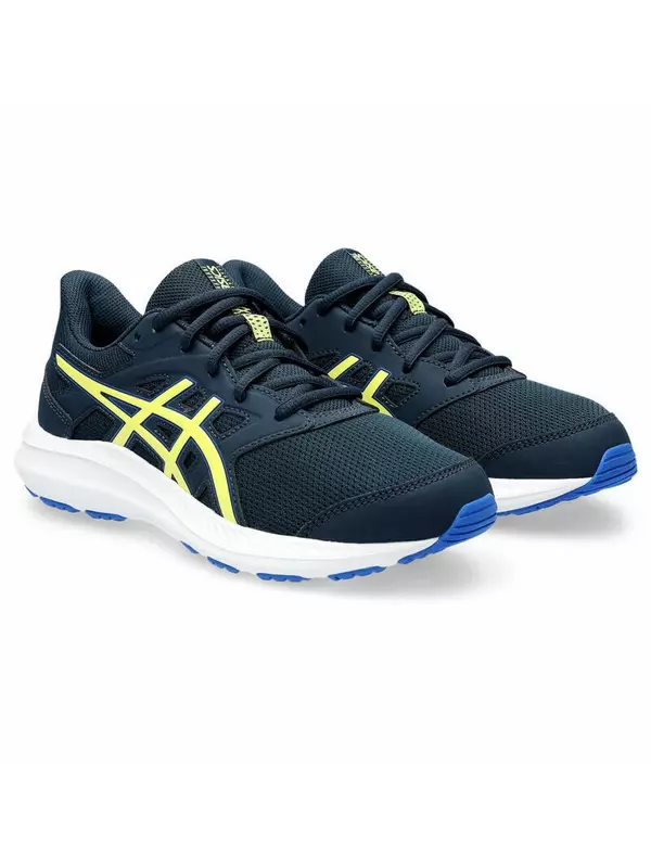 Детские кроссовки — ASICS Jolt 4 GS — FrenchBlue/GlowYellow, цвет azul
