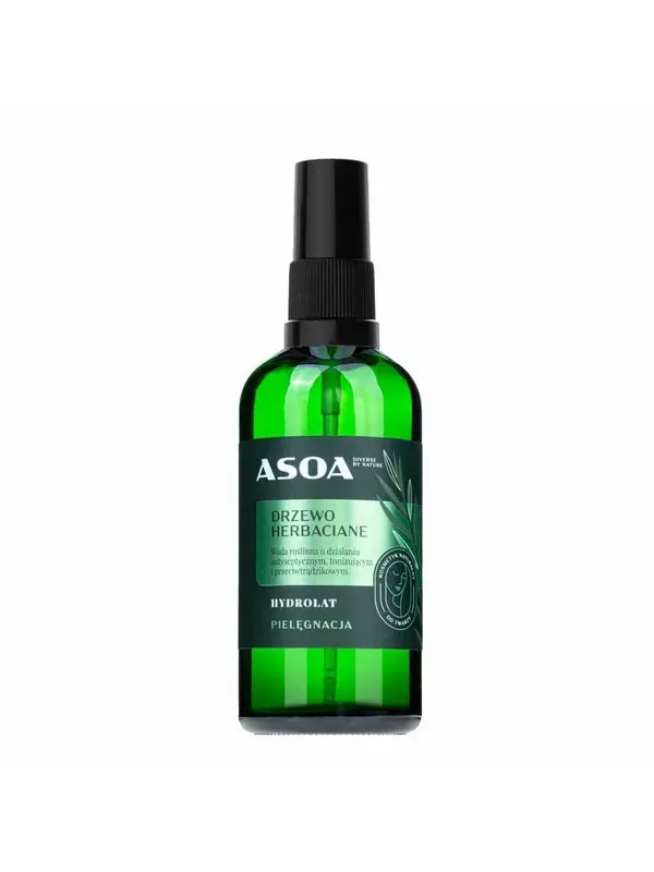 Гидролат для лица чайного дерева Asoa, 100 мл