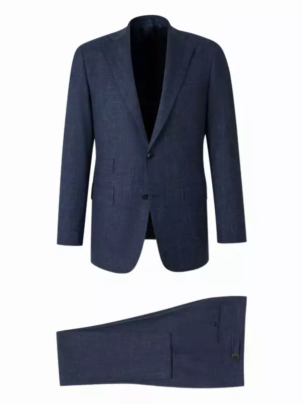 Однобортный костюм Atelier Munro, синий