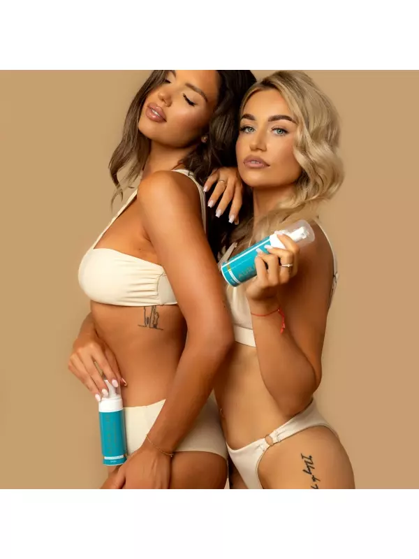 Набор: темный мусс-автозагар для тела, 150 мл + перчатка, 1 шт. Aura Sun Dark