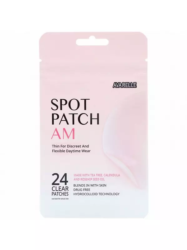 Avarelle, Патчи для проблемных участков кожи лица, для применения днем, 24 очищающих патча
