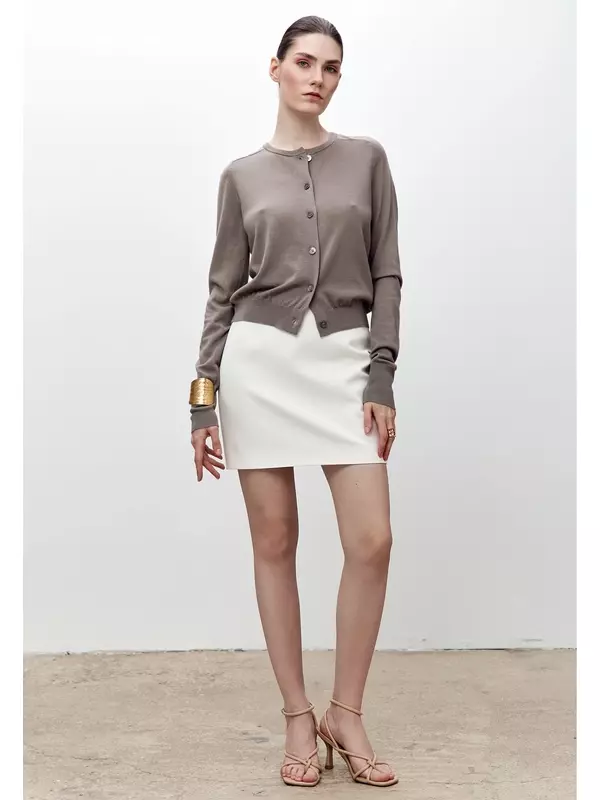 Кардиган из тонкой шерсти мериноса AZUR