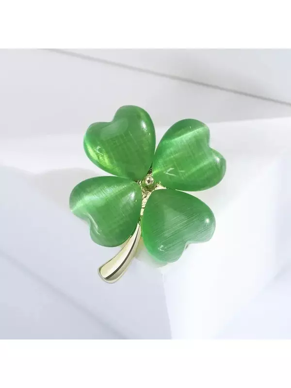 Брошь Babilon, изумрудный