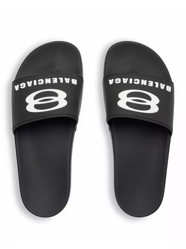 Мужские шлепанцы для бассейна Balenciaga, черный