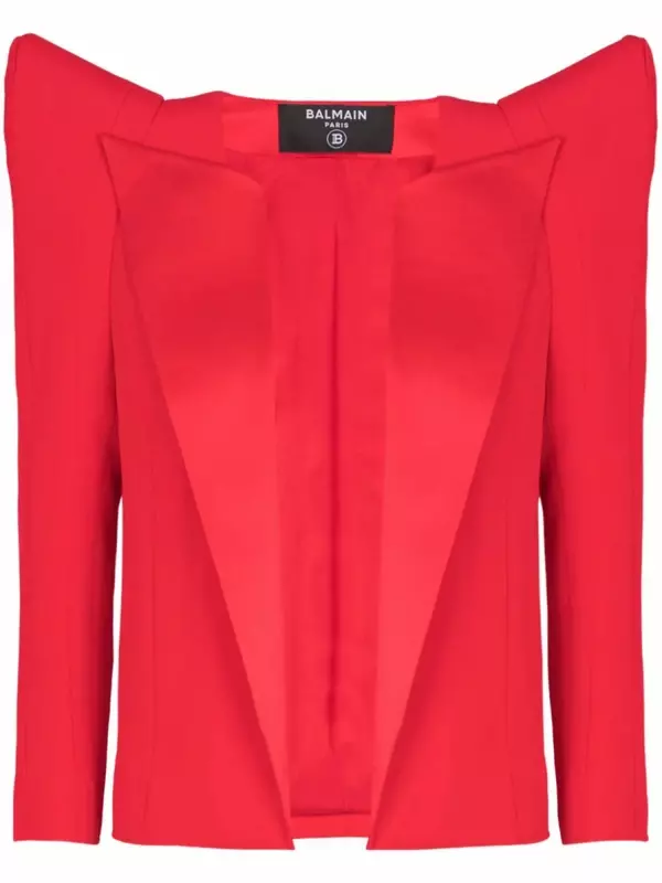 Balmain жакет Spencer, красный