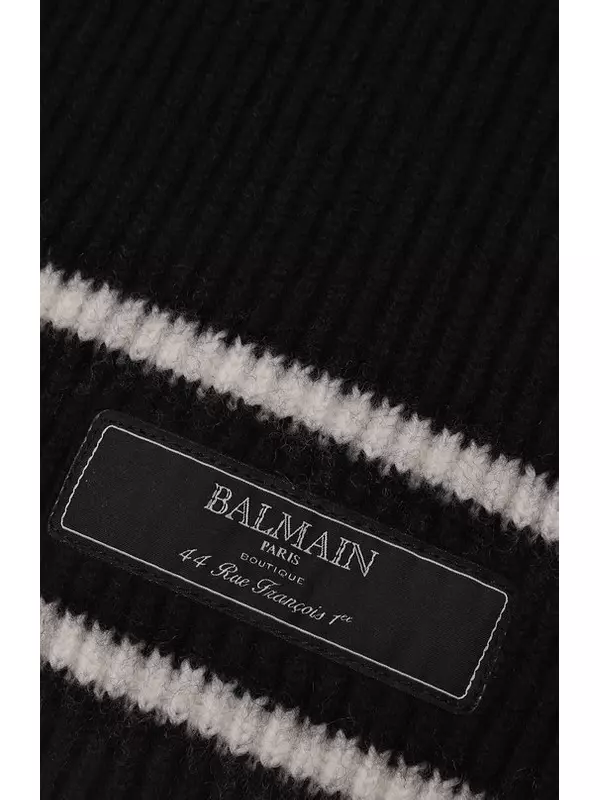 Шерстяной шарф Balmain